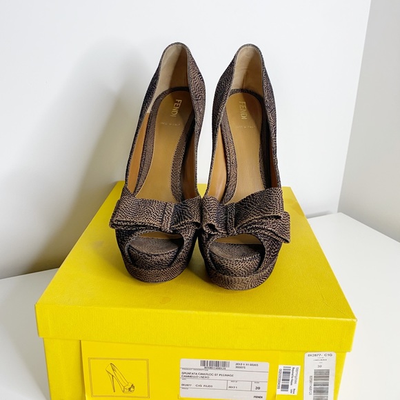 FENDI PUMPS HIGH HEELS - Picture 4 of 4